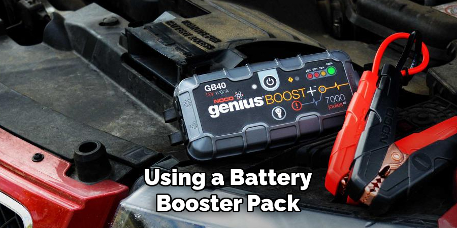Using a Battery Booster Pack
