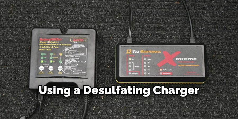 Using a Desulfating Charger