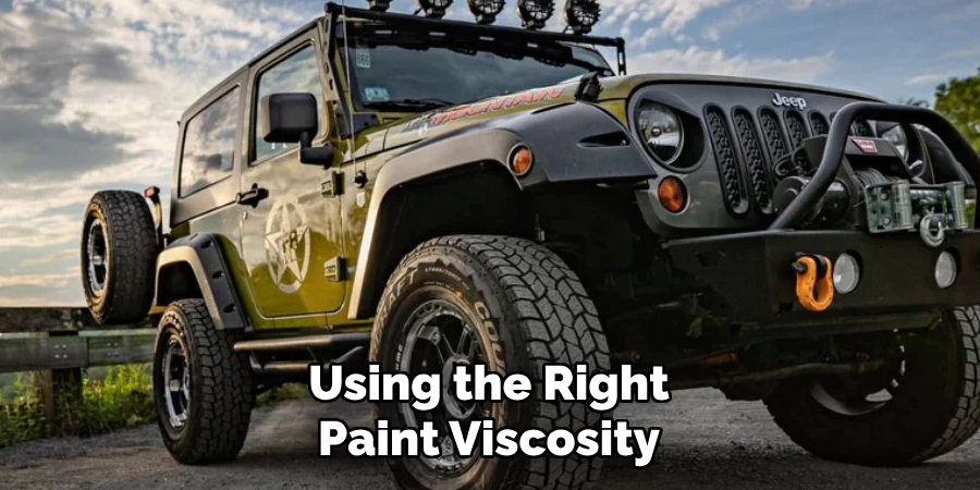 Using the Right Paint Viscosity