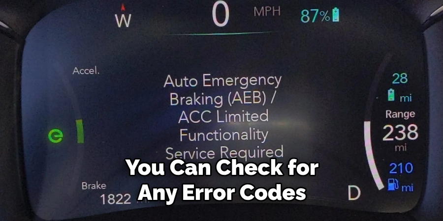 You Can Check for Any Error Codes