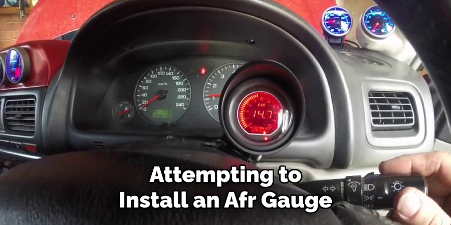 Attempting to Install an Afr Gauge