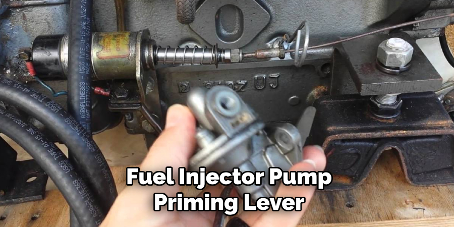 Fuel Injector Pump Priming Lever