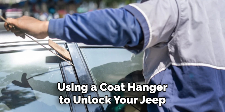 Using a Coat Hanger to Unlock Your Jeep