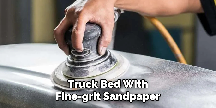 Truck Bed With Fine-grit Sandpaper